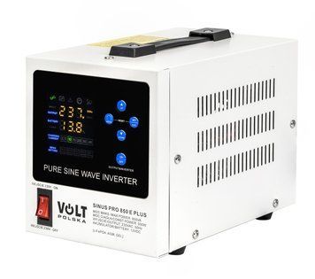 Гібридне ДБЖ/інвертор Volt Polska SINUS PRO 850 E PLUS 12/230V 500/850W (3SPM08012M) 3SPM08012M фото