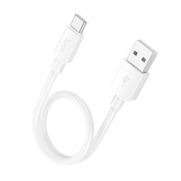 Кабель HOCO X96 Hyper 27W charging data cable Type-C (L=0.25M) White 6942007609418 фото