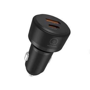 Автомобільний зарядний пристрій WUW-C242 PD20W+ QC18W black 6972573338344 фото