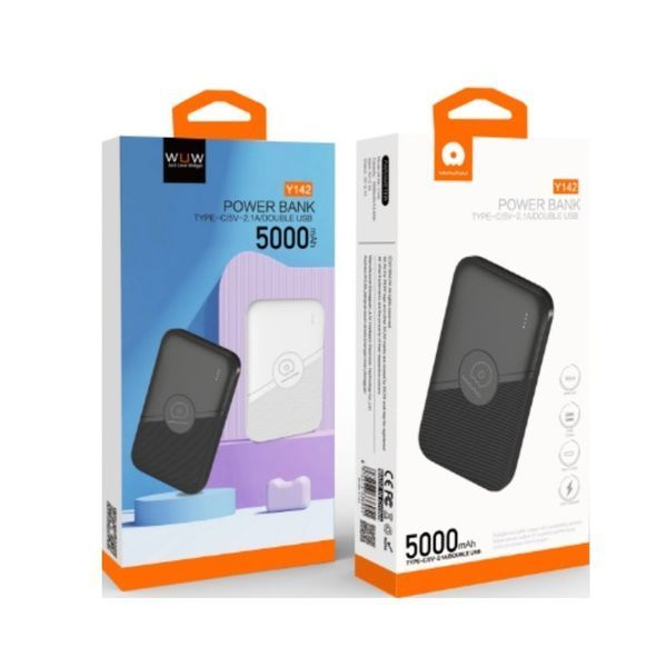 Зовнішній акумулятор WUW Y142 5000mAh Black Y142 фото