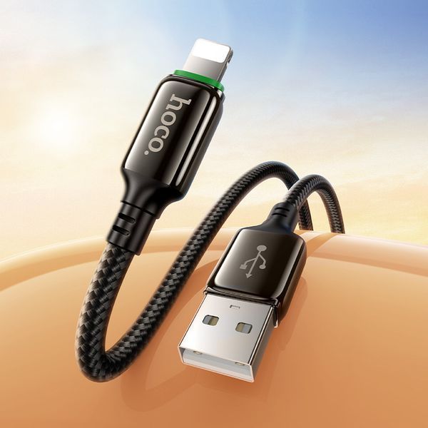Кабель HOCO X127 Exceed charging data cable iP Black 6942007675598 фото