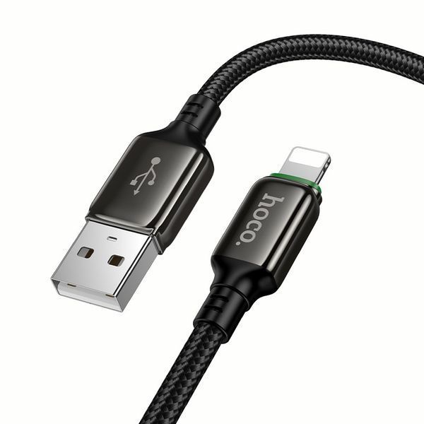Кабель HOCO X127 Exceed charging data cable iP Black 6942007675598 фото