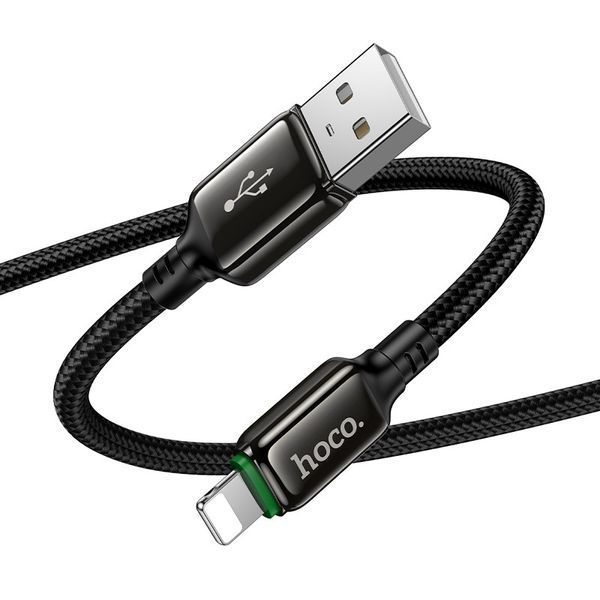 Кабель HOCO X127 Exceed charging data cable iP Black 6942007675598 фото