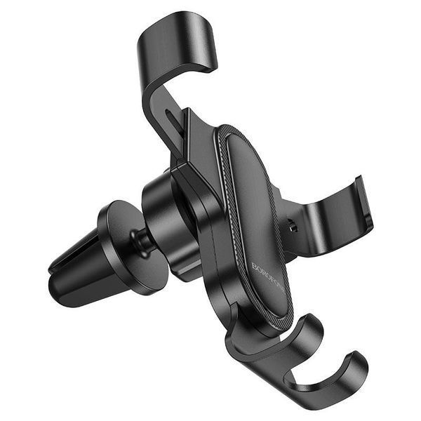 Автотримач для телефона BOROFONE BH74 Rock air outlet gravity car holder Black 6974443386844 фото
