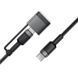 Кабель ACEFAST C22-05 USB-C to USB-C / magnetic aluminum alloy charging data cable Black 6974316285151 фото 5