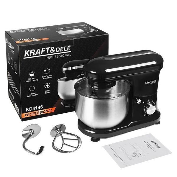 Планетарний міксер 5 літрів 2500Вт Kraft&Dele KD4146 KD4146 фото
