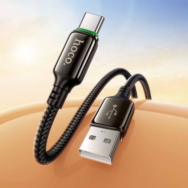 Кабель HOCO X127 Exceed charging data cable Type-C Black 6942007675604 фото