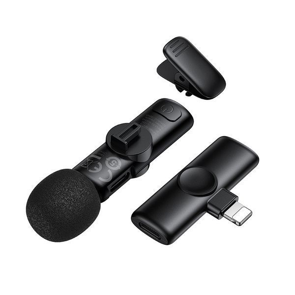 Бездротова мікрофонна система BOROFONE BFK16 Winner (Lightning) Black 6941991126482 фото