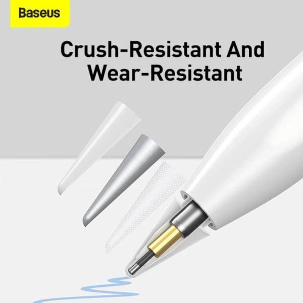 Змінні наконечники для стилуса Baseus Smooth Writing Capacitive Stylus Tips Moon White（2pcs） P80015906213-00 фото