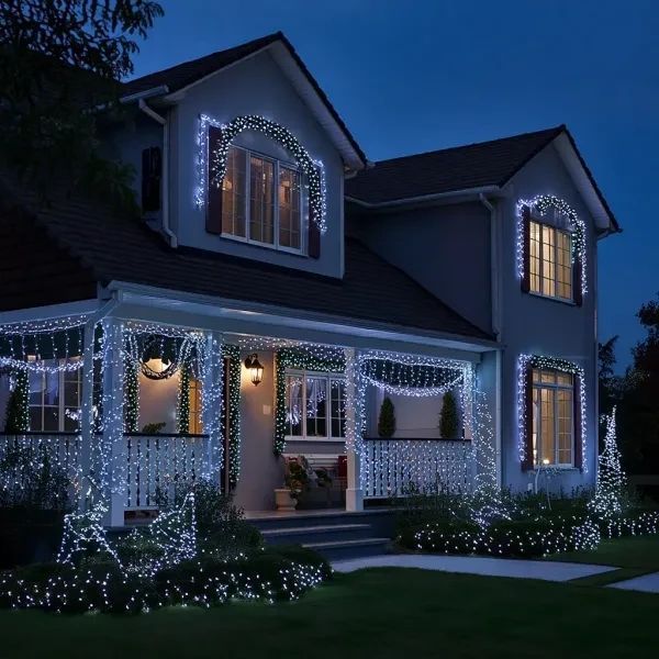 Гірлянда Нитка вулична 1000 LED 100 м біла, Білий CF1000L100MWW CF1000L100MWW фото