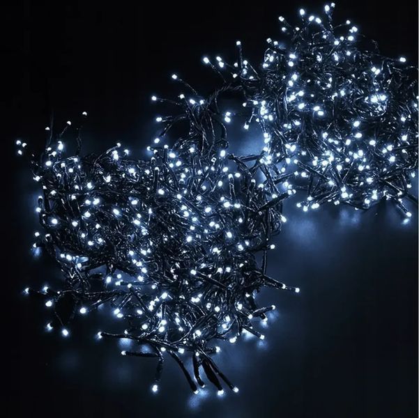 Уличная светодиодная гирлянда 500 LED Ekspand LCZ-500-ZB холодный белый 34 м для елки, фасада и сада LCZ-500-ZB фото
