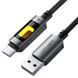 Кабель ACEFAST C21-04 USB-A to USB-C fantasy color series braided Charging data cable Black 6974316284673 фото 1