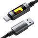 Кабель ACEFAST C21-04 USB-A to USB-C fantasy color series braided Charging data cable Black 6974316284673 фото 4
