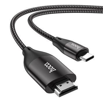 Кабель HOCO UA16 Type-C to HDTV HD on-screen cable Metal Gray 6931474755025 фото