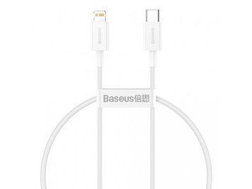 Кабель Baseus Superior Series Fast Charging Data Cable Type-C to iP PD 20W 0.25m White CATLYS-02 фото