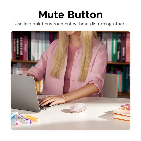 Маніпулятор миша бездротова UGREEN M331 Multi-mode Wireless Mouse Grey UGR-65627 фото
