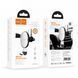 Тримач для мобільного HOCO CA56 Plus Armor metal gravity car holder Black Silver 6931474760296 фото 3