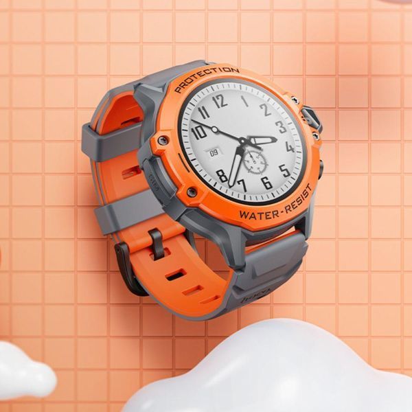 Дитячий смарт-годинник HOCO Y107 4G 32mm. 700 mAh. IP54. children phone watch orange 6942007666060 фото