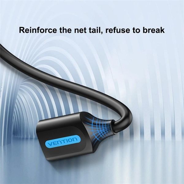 Кабель Vention USB 2.0 A Male to A Female Extension Cable 1.5M black PVC Type (CBIBG) CBIBG фото