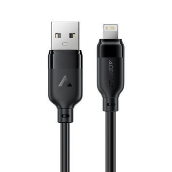 Кабель ACEFAST C16-02 TPU charging data cable USB-A to L Black 6974316286202 фото