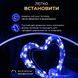 Гірлянда Роса нитка 1000 LED довжина 100 м з пультом, від мережі, зелений кабель, Синій 1000L100MGBL 1000L100MGBL фото 3