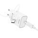 Мережевий зарядний пристрій з кабелем HOCO C143A Benefit single port PD20W charger set(C to C) White 6942007652087 фото 5