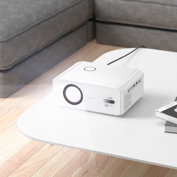 Проектор HOCO DT3 Smart electric focus projector(1080P Android version)(EU) White 6942007629669 фото