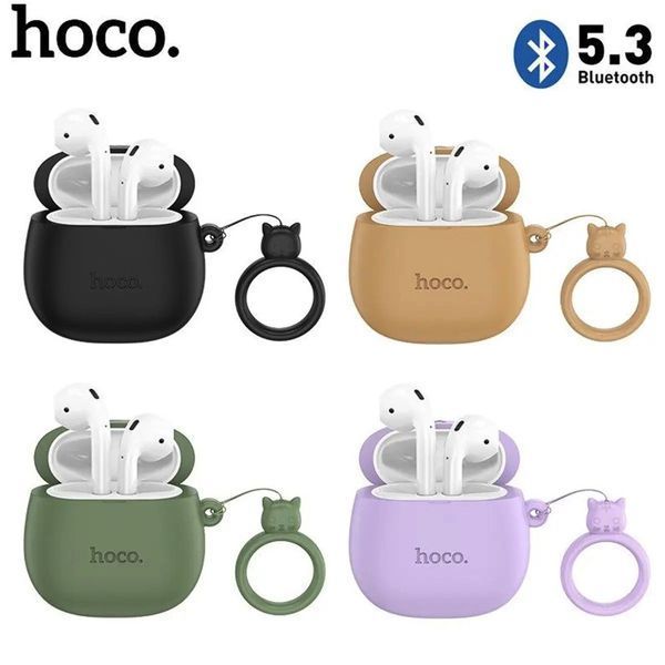 Бездротові навушники HOCO EW45 True wireless stereo headset Caramel Cat 6931474789242 фото