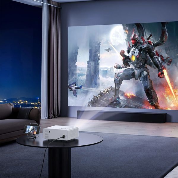 Проектор HOCO DT3 Smart electric focus projector(1080P Android version)(EU) White 6942007629669 фото