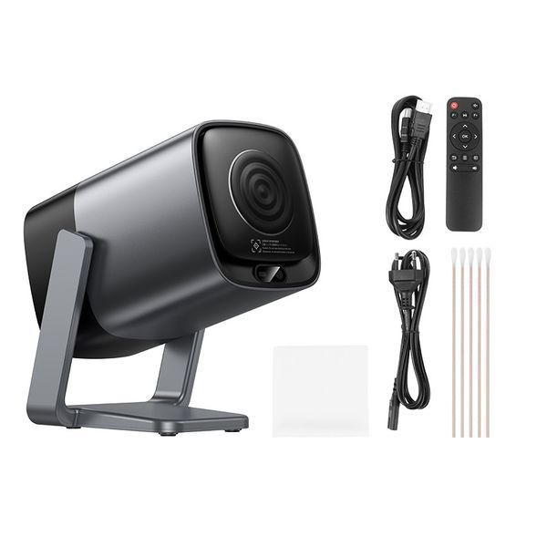 Проектор HOCO DT7 WiFi 2.4+5G. Smart electric focus projector(1080P Android version) Metal Gray 6942007668781 фото