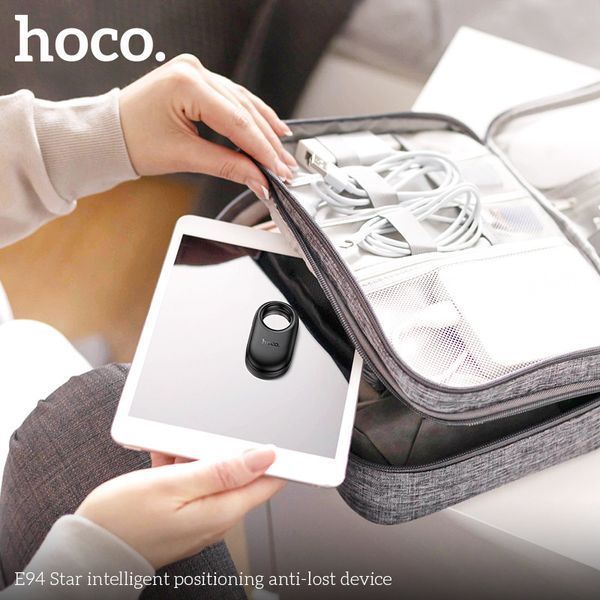 Поисковый трекер HOCO E94 Star intelligent positioning anti-lost device Pearl White 6942007645072 фото