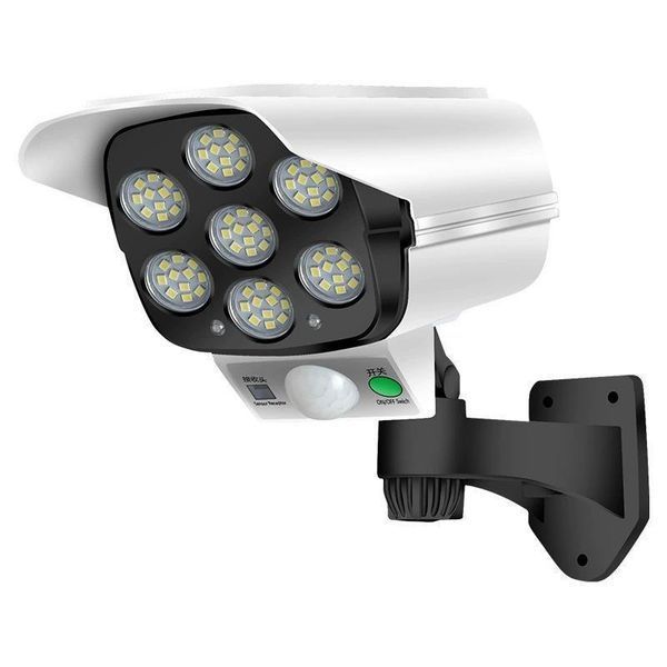 Уличный фонарь настенный 77 COB LED с датчиком движения и солнечной панелью HP-L-4 HP-L-4 фото