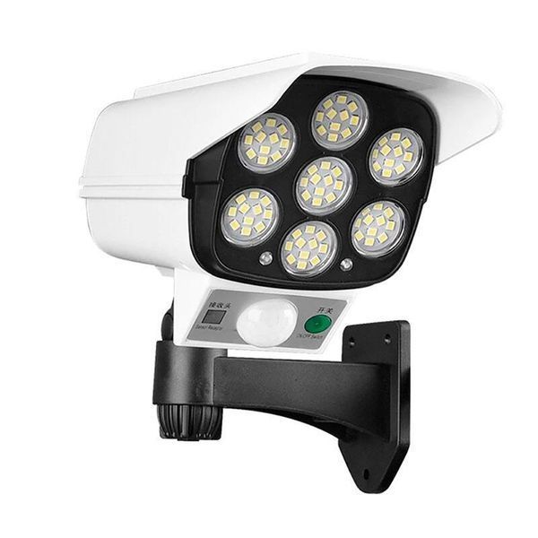 Уличный фонарь настенный 77 COB LED с датчиком движения и солнечной панелью HP-L-4 HP-L-4 фото