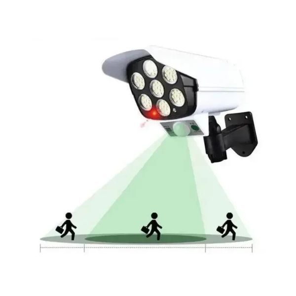 Уличный фонарь настенный 77 COB LED с датчиком движения и солнечной панелью HP-L-4 HP-L-4 фото
