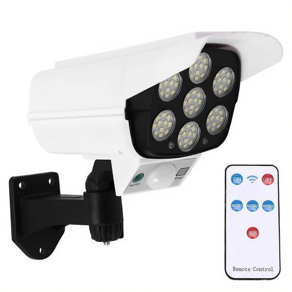 Уличный фонарь настенный 77 COB LED с датчиком движения и солнечной панелью HP-L-4 HP-L-4 фото