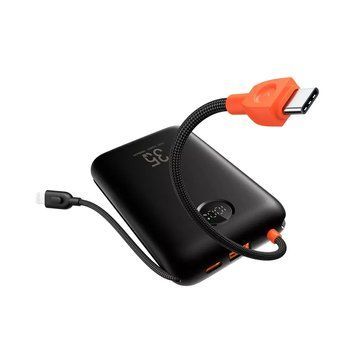 Зовнішній акумулятор VEGER 20000 mAh with built-in cables Type C / Lightning PD QC3.0 35W K2 (W2068) black VG-W2068 фото