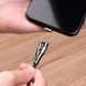 Кабель USB Hoco U75 Lightning Cable LED magnetic Blaze 1.2 M 3A Black 1237 фото 6