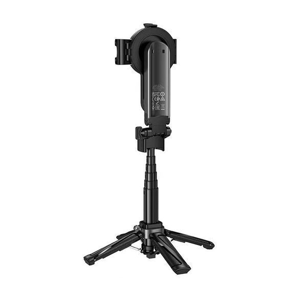 Селфі-монопод HOCO K27 Pro Magic mini live broadcast stand(pull clip+magnetic focusing version) Black 6942007668743 фото