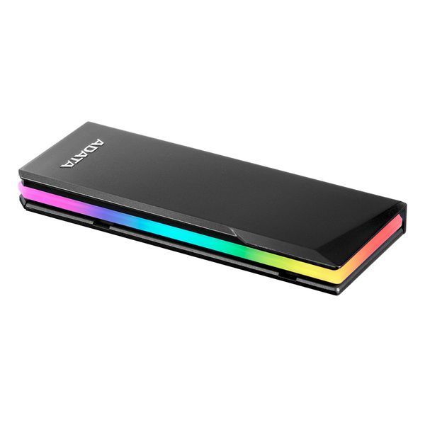 Зовнішня кишеня для накопичувача A-DATA EC700G для SSD M.2 PCIe/SATA USB3.2 Gen2 Type-C Black AEC700GU32G2-CGY фото