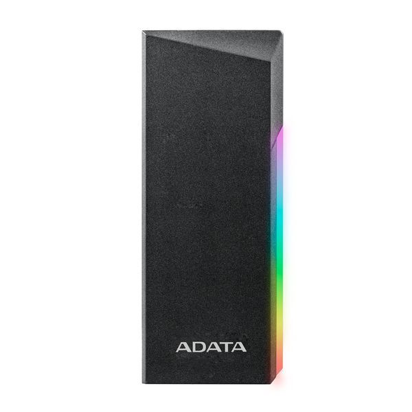 Зовнішня кишеня для накопичувача A-DATA EC700G для SSD M.2 PCIe/SATA USB3.2 Gen2 Type-C Black AEC700GU32G2-CGY фото