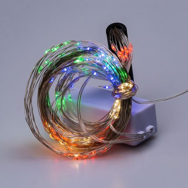 Гирлянда Конский хвост 200 LED 10 нитей длина 2 метра, Мультиколор 173309ML 173309ML фото