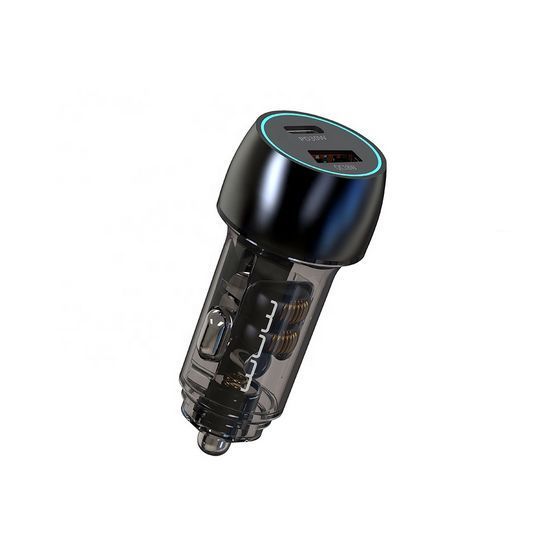 Автомобільний зарядний пристрій WUW-T103C PD 30W +QC 3.0 18W black 6978749570440 фото