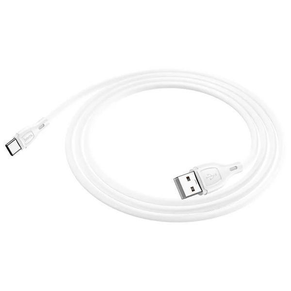 Кабель HOCO X61 Ultimate silicone charging data cable for Type-C White 6931474747853 фото