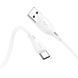Кабель HOCO X61 Ultimate silicone charging data cable for Type-C White 6931474747853 фото 1