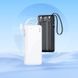 Зовнішній акумулятор HOCO J146 Night tide power bank with 4 cables (10000mAh) Black 6942007645898 фото 6