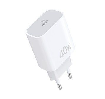 Сетевое зарядное устройство для WUW-C280 Type-C PD 40W White 6978749570341 фото