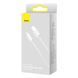 Кабель Baseus Dynamic Series Fast Charging Data Cable USB to iP 2.4A 2m White CALD000502 фото 2
