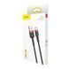 Кабель Baseus Cafule Cable USB For Micro 2.4A 1m Red+Black CAMKLF-B91 фото 2