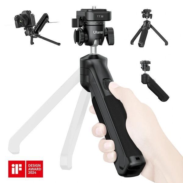 Ручка мініштатив Ulanzi TT38 One-click Opening Tripod T070GBB1 фото