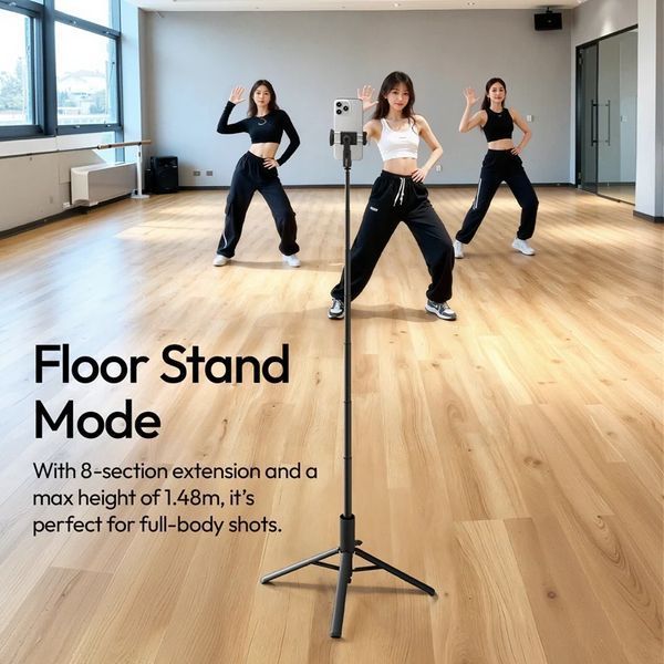 Селфи-монопод Ulanzi MT86 Automatic Phone Tripod Black S023 фото